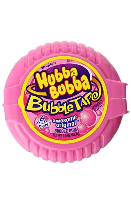 Bubble gum tape
